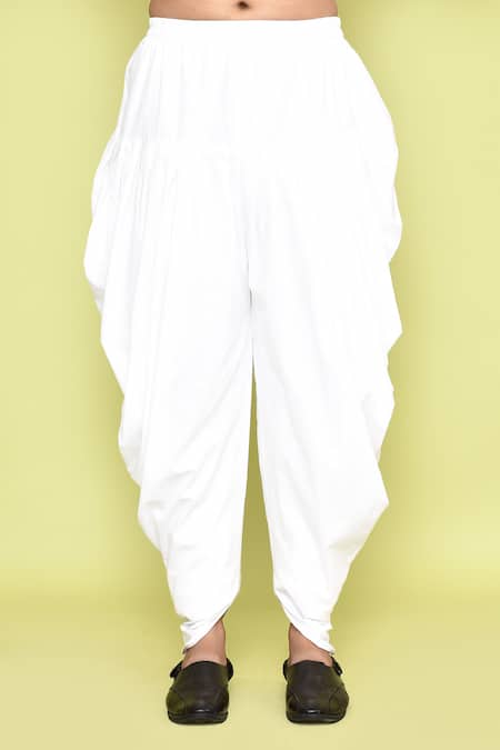 Arihant Rai Sinha_Maroon Silk, Pashmina Solid Straight Kurta With Patiyala _Online_at_Aza_Fashions