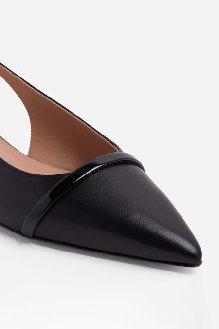 Buy_Sephyr_Black Cressida Pointed Toe Flats _Online_at_Aza_Fashions