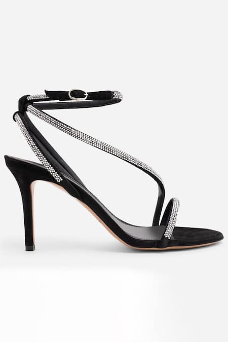 Sephyr Black Stones Siena Swarovski Embellished Stilettos Online at Aza Fashions Sephyr_Black Stones Siena Swarovski Embellished Stilettos _Online_at_Aza_Fashions