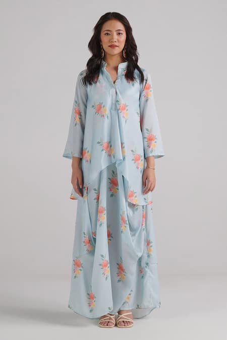 Pasha India Floral Pattern Kurta Dress 