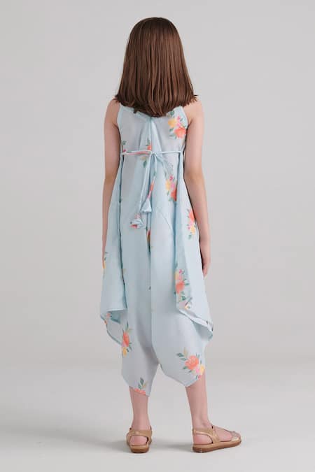 Pasha India Back Tie-Up Palazzo Jumpsuit 