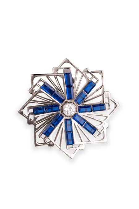 Gaurish Bespoke Jewellery Caree Stone Embellished Pendant Necklace 