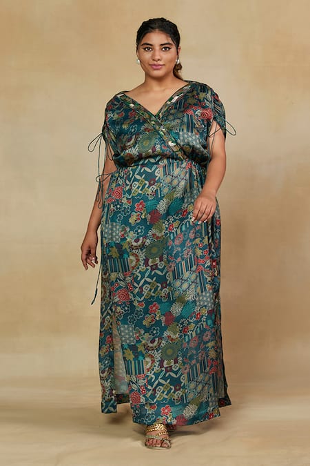 Mamicha Floral Print Kurta Pant Set 