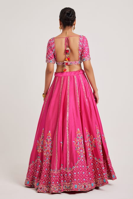 Muditaa By Urmila Bhargvi Hand Embroidered Lehenga Set 