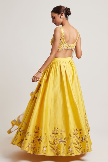 Muditaa By Urmila Ghazal Hand Embroidered Lehenga Set 