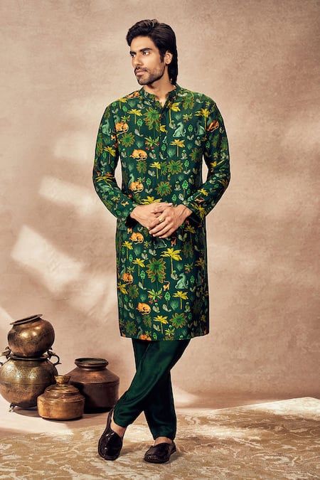 Masaba Rhapsody Tropical Print Kurta & Pant Set 