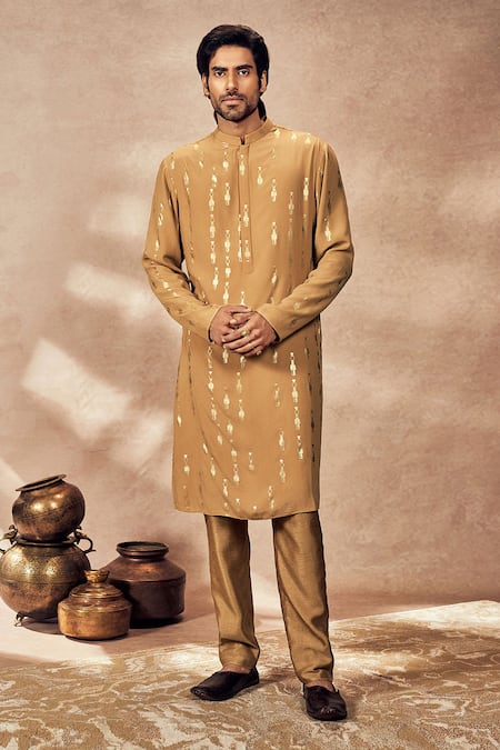 Masaba Tribal Pillar Foil Print Kurta With Pant 