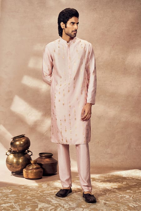 Masaba Tribal Tower Pillar Foil Print Kurta With Pant 