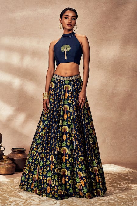 Masaba Nomadic Tribe Print Kalidar Lehenga Set 