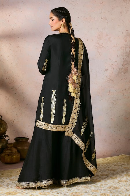 Masaba Whispering Lily Embroidered Kurta Sharara Set 