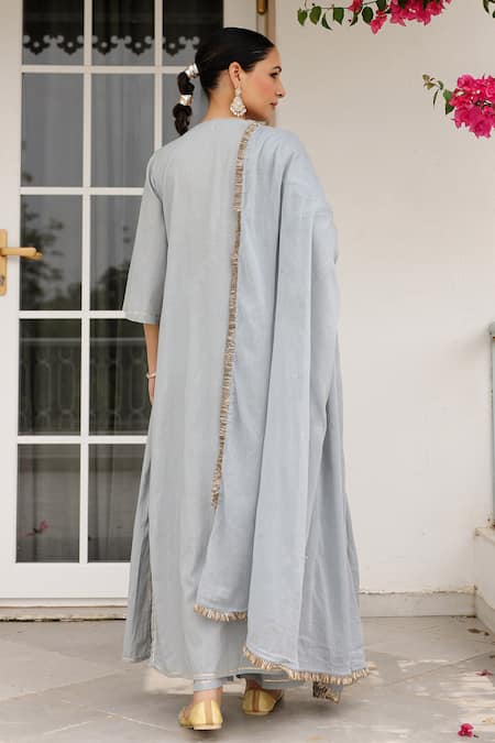 Pheeta Pintuck Kurta & Pant Set 