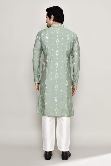 Arihant Rai Sinha Straight Embroidered Kurta & Pant Set 