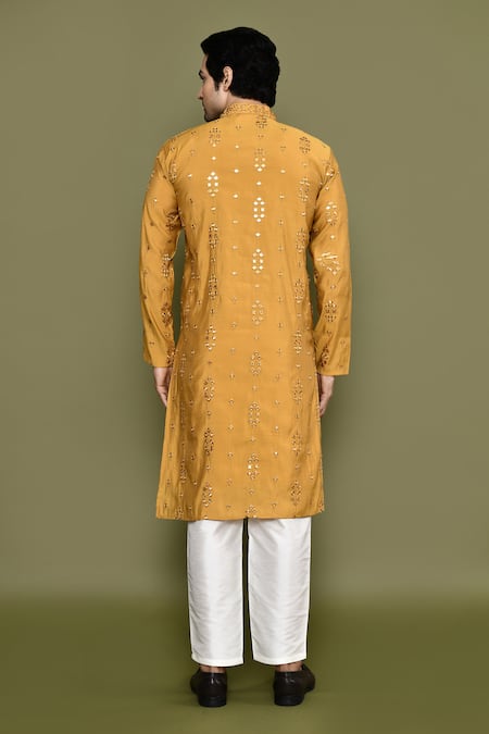 Arihant Rai Sinha Mirror Embroidered Kurta & Pant Set