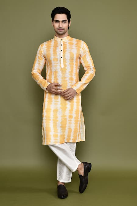 Arihant Rai Sinha Abstract Print Straight Kurta & Pant Set 