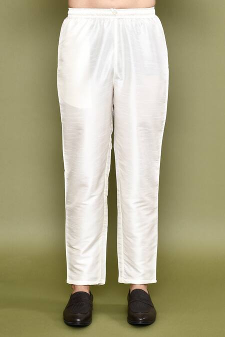 Arihant Rai Sinha Peach Silk, Polyester Mirrors Straight Work Band Collar Kurta And Pant Set Online at Aza Fashions Arihant Rai Sinha_Peach Silk, Polyester Mirrors Straight Work Band Collar Kurta And Pant Set _Online_at_Aza_Fashions