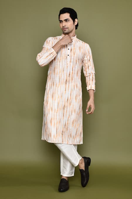 Arihant Rai Sinha Shibori Tie Dye Print Kurta With Pant 