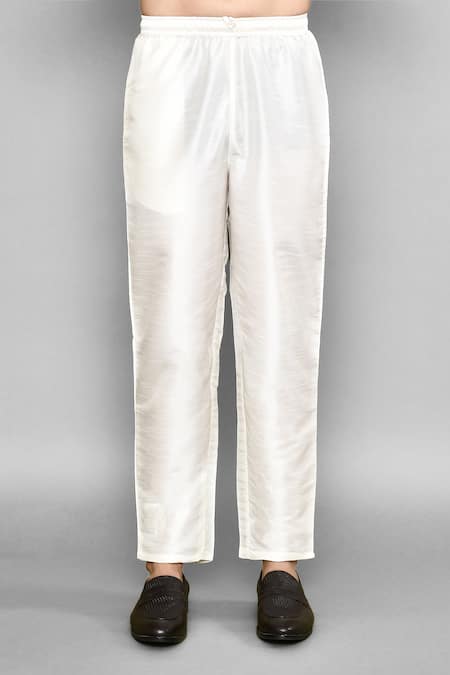 Arihant Rai Sinha Multi Color Cotton, Silk Chevron Flora Print Kurta With Pant Online at Aza Fashions Arihant Rai Sinha_Multi Color Cotton, Silk Chevron Flora Print Kurta With Pant _Online_at_Aza_Fashions