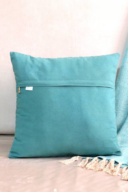 Mid July Home Multi Color Cotton Quilted Classic Cushion Cover 4 Pcs Set Online at Aza Fashions Mid July Home_Multi Color Cotton Quilted Classic Cushion Cover 4 Pcs Set_Online_at_Aza_Fashions