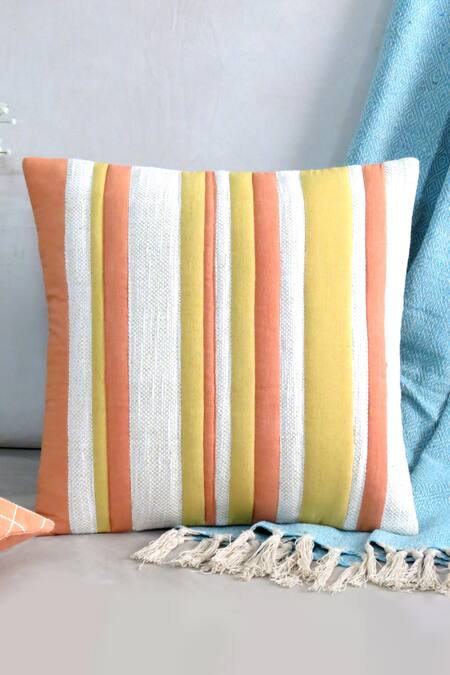 Mid July Home Multi Color Velvet, Cotton Soft Sculptures Pintuck Cushion Cover 3 Pcs Set Online at Aza Fashions Mid July Home_Multi Color Velvet, Cotton Soft Sculptures Pintuck Cushion Cover 3 Pcs Set_Online_at_Aza_Fashions