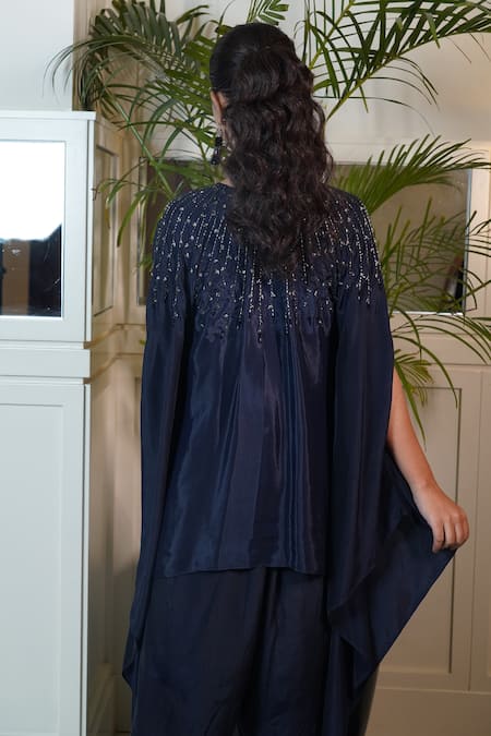 Myra Clothing Line Bead Embellished Asymmetric Tunic With Pant 