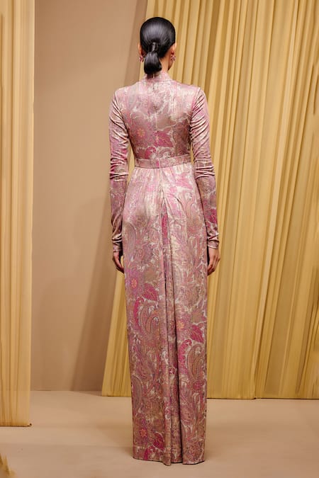 Tarun Tahiliani Floral Mandala Print Jumpsuit 