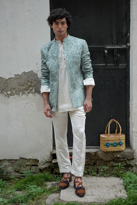 Jatin Malik Into The Sky Bandhgala & Pant Set 