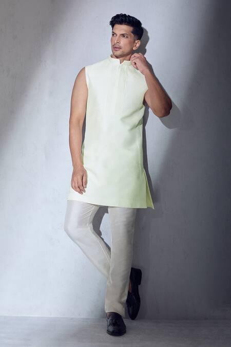 Buy Aariyana Couture Cream Polyester Embroidery Sherwani Jacket Kurta Set Online at Aza Fashions Buy_Aariyana Couture_Cream Polyester Embroidery Sherwani Jacket Kurta Set_Online_at_Aza_Fashions