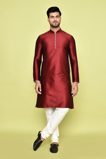 Arihant Rai Sinha Plain Kurta With Churidar 