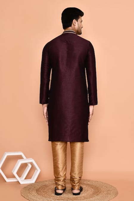 Arihant Rai Sinha Gul Embroidered Kurta With Churidar 