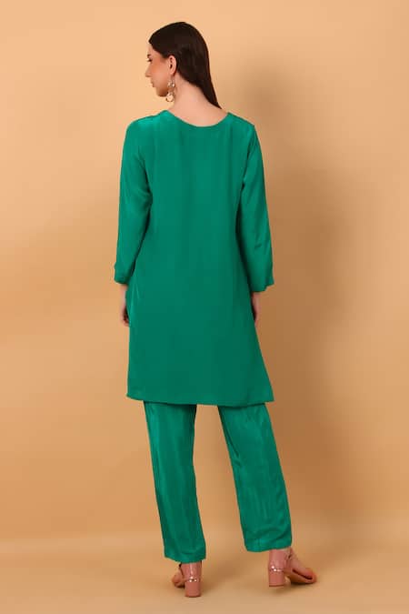 Sayisha Abstract Embroidered Kurta & Pant Set 
