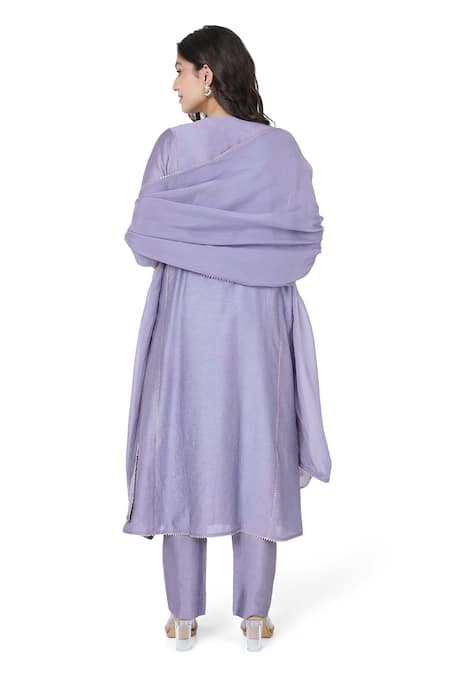 Komal Shah Sequin Embellished Anarkali Pant Set 