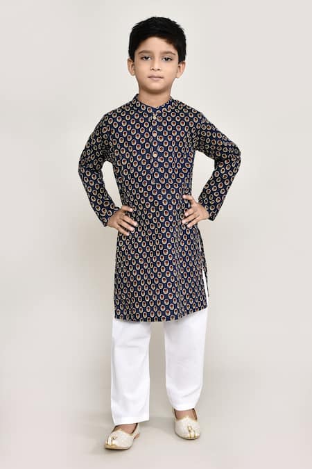 Samyukta Singhania Floral Buta Print Cotton Kurta & Pant Set 
