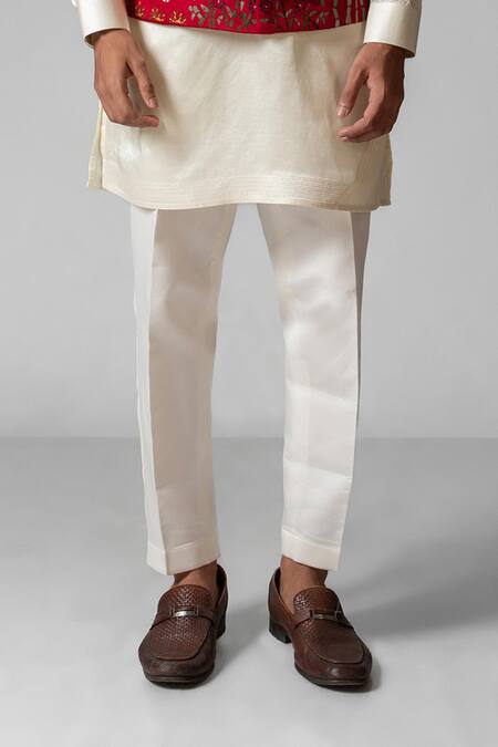 Buy PAARSH Red Linen, Satin, Cotton Elephant Warrior Hand Kurta Set With Nehru Jacket Online at Aza Fashions Buy_PAARSH_Red Linen, Satin, Cotton Elephant Warrior Hand Kurta Set With Nehru Jacket _Online_at_Aza_Fashions