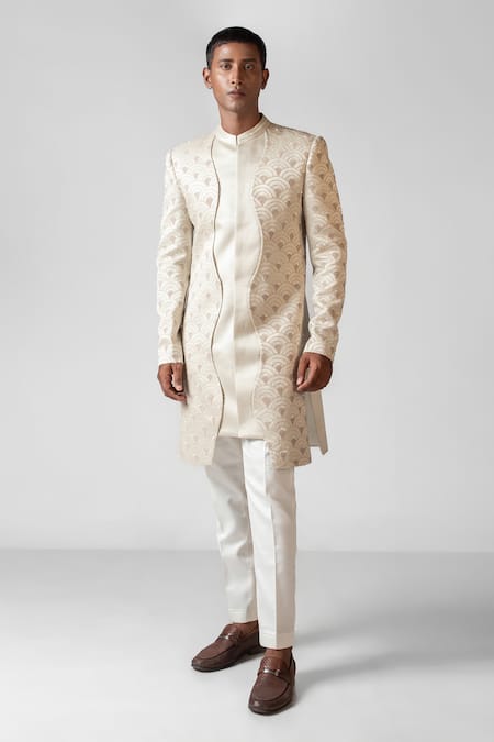 Paarsh Dolce Embroidered Achkan With Pant 