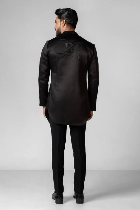 PAARSH Plover Embroidered Achkan With Pant 