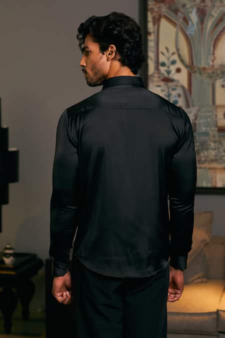 Siddartha Tytler Panel Embroidered Shirt 