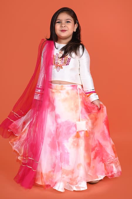 Tutus by Tutu Lakshmi Tie Dye Lehenga Set 