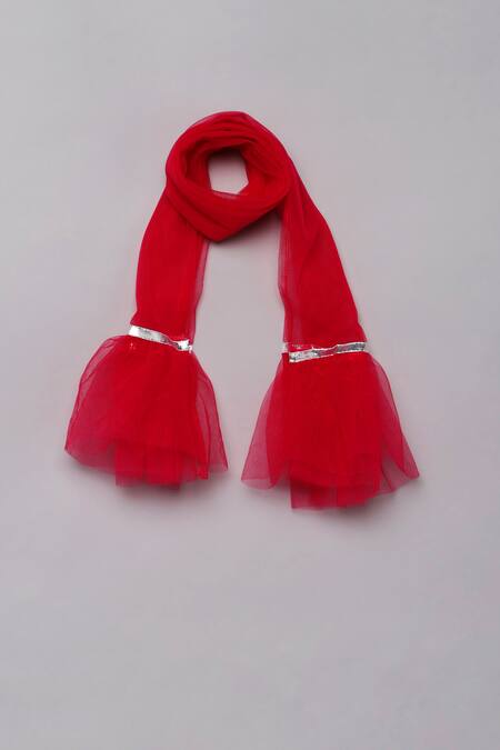 Shop_Tutus By Tutu_Yellow Georgette Embroidered Mirror Work Shibori Print Lehenga Set_Online_at_Aza_Fashions