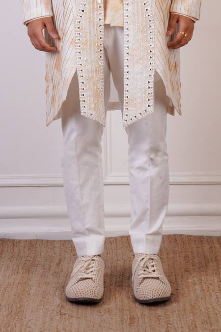 Buy Ankur J Cream , Silk, Satin Mirrors Tie Dye Embroidered Overlay Pant Set Online at Aza Fashions Buy_Ankur J_Cream , Silk, Satin Mirrors Tie Dye Embroidered Overlay Pant Set _Online_at_Aza_Fashions