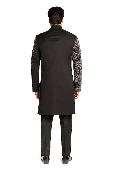 Arjuun Kilachand Placement Embroidered Sherwani & Kurta Set 