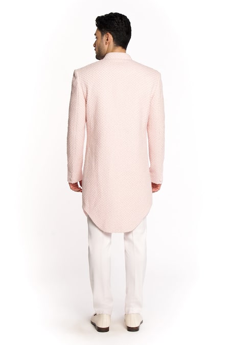 Arjuun Kilachand Thread Embroidered Sherwani With Pant 