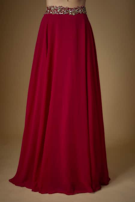 Buy FATIZ Pink Tulle, Georgette Zari, Sequins, Hand Embroidered Blouse And Lehenga Set Online at Aza Fashions Buy_FATIZ_Pink Tulle, Georgette Zari, Sequins, Hand Embroidered Blouse And Lehenga Set _Online_at_Aza_Fashions