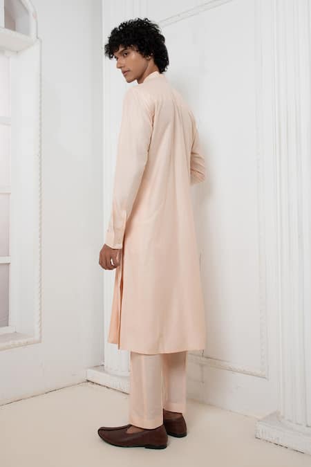 Darshika Menswear Zardosi Embroidered Kurta & Pyjama Set 