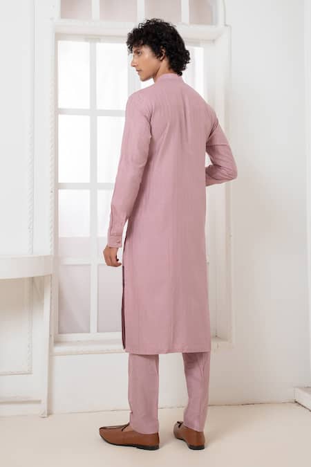 Darshika Menswear Pintucked Kurta & Pyjama Set 