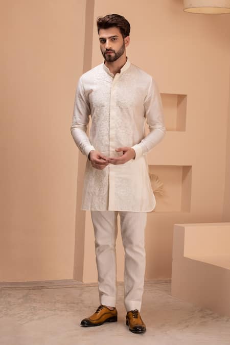 AMIT ARORA Crochet Embroidered Kurta 