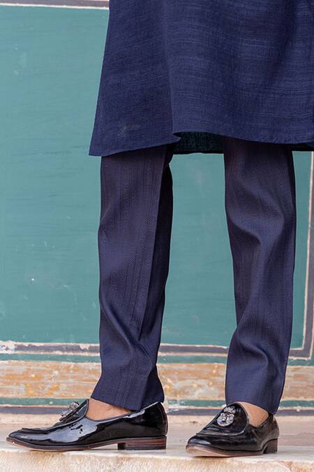 Amit Arora Blue Cotton, Silk Mirrors, Embroidery Sheesh Mahal Bundi Set Online at Aza Fashions Amit Arora_Blue Cotton, Silk Mirrors, Embroidery Sheesh Mahal Bundi Set _Online_at_Aza_Fashions