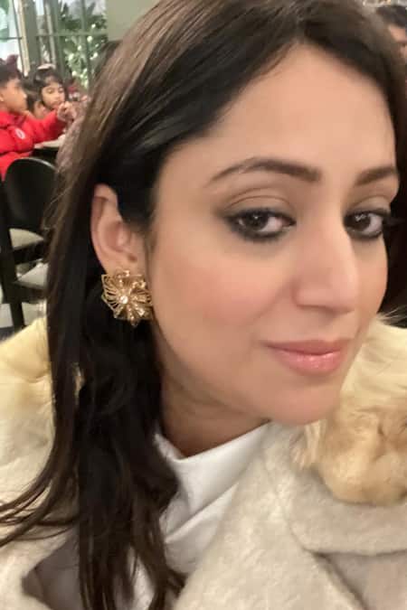 Gaurish Bespoke Jewellery Caree Stones Embellished Stud Earrings 