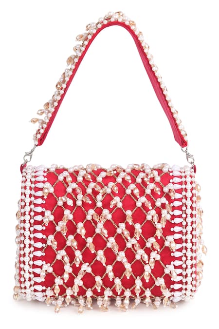 House Of Webhin Jewel Embellished Flap Bag 