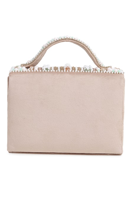 House Of Webhin Beaded Tasseled Flap Bag 