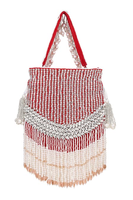 House Of Webhin Sparkle Crystal Embellished Potli 